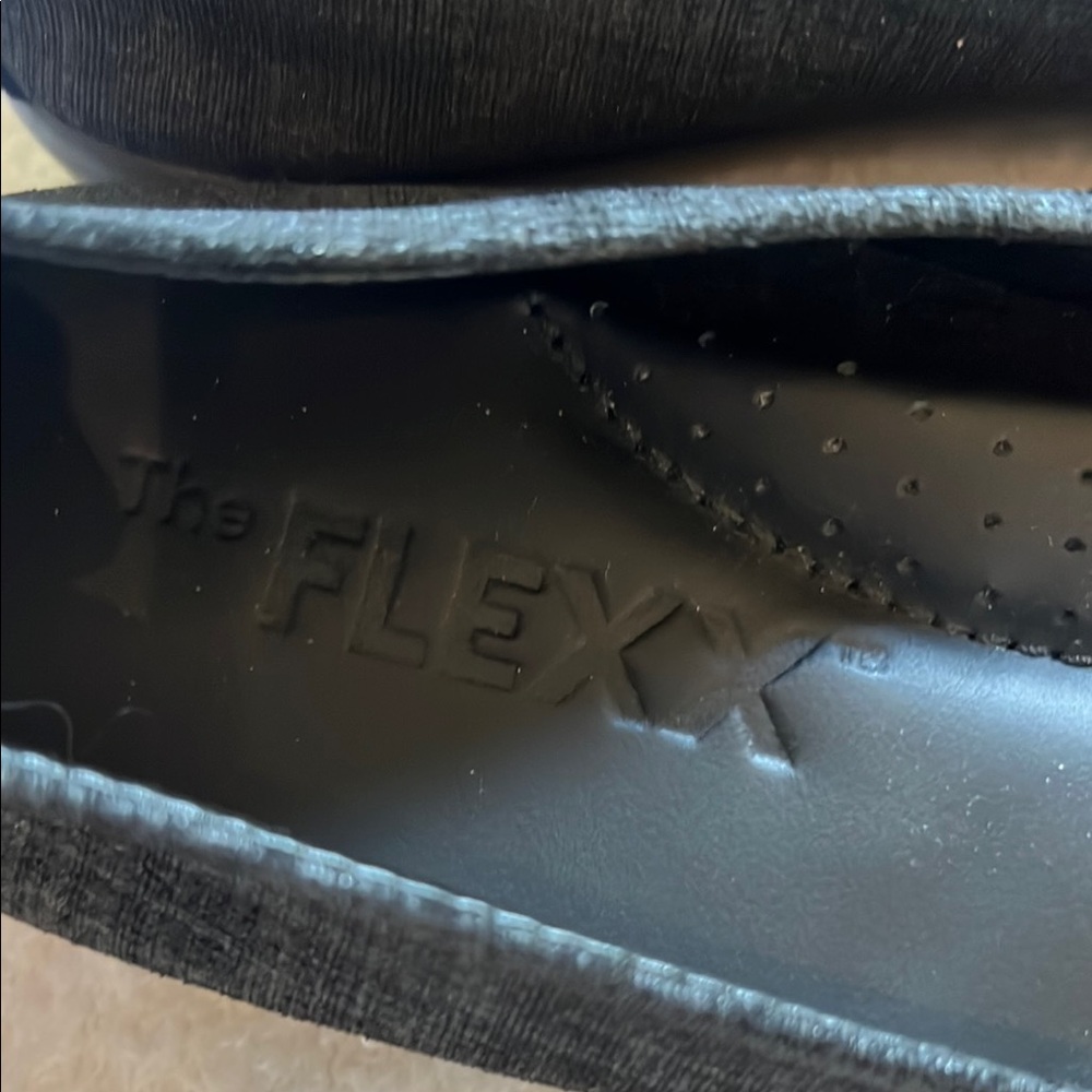 THE FLEXX Black Comfort Flats Pom Pom Lino Pearl ballet flats - Picture 5 of 16